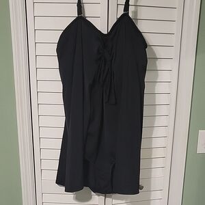 Swimsuit Dress With Overlay